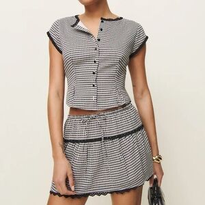 Reformation Valetta Two Piece Skirt Set